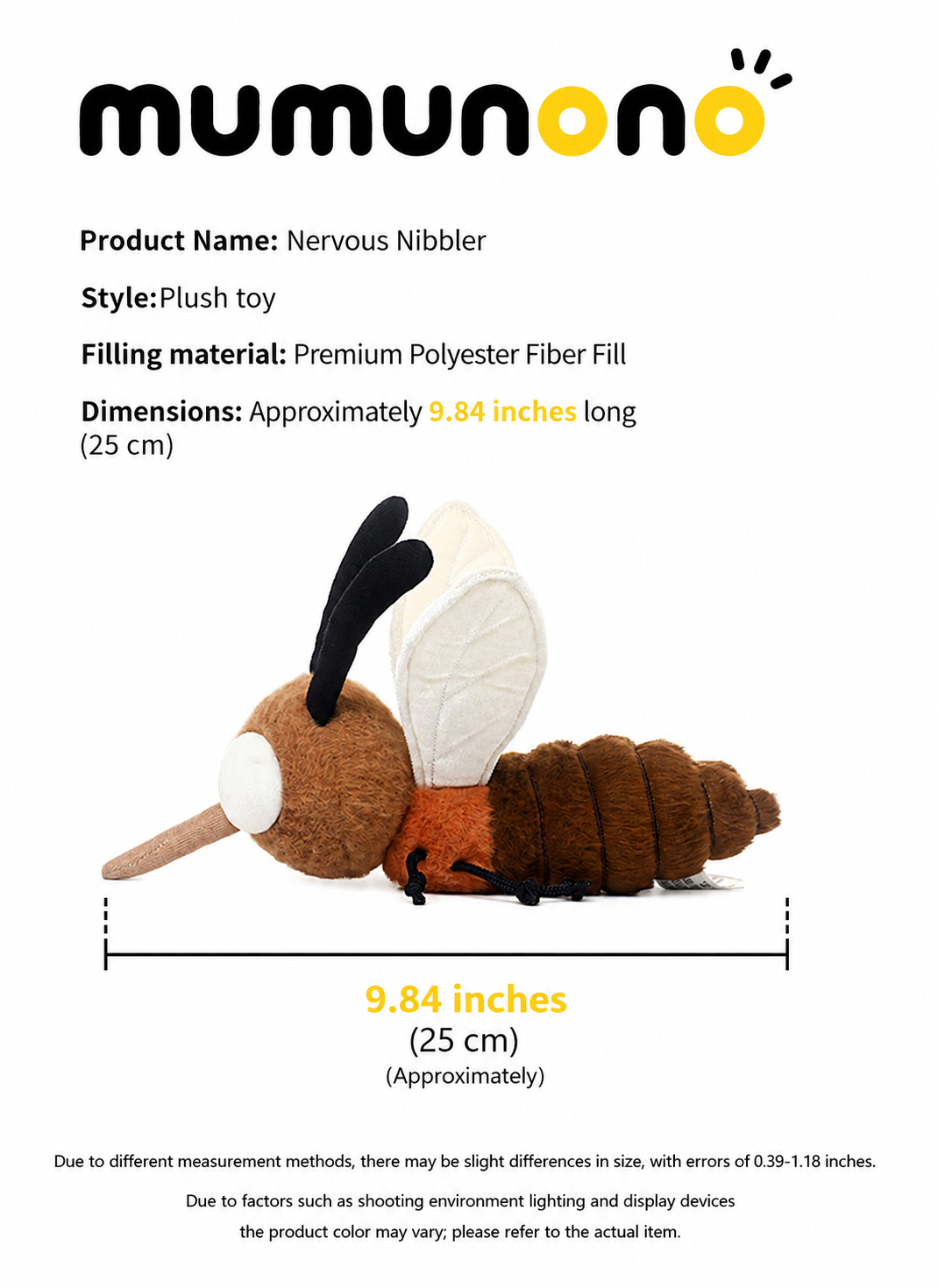 Nervous Nibbler 9.81inch